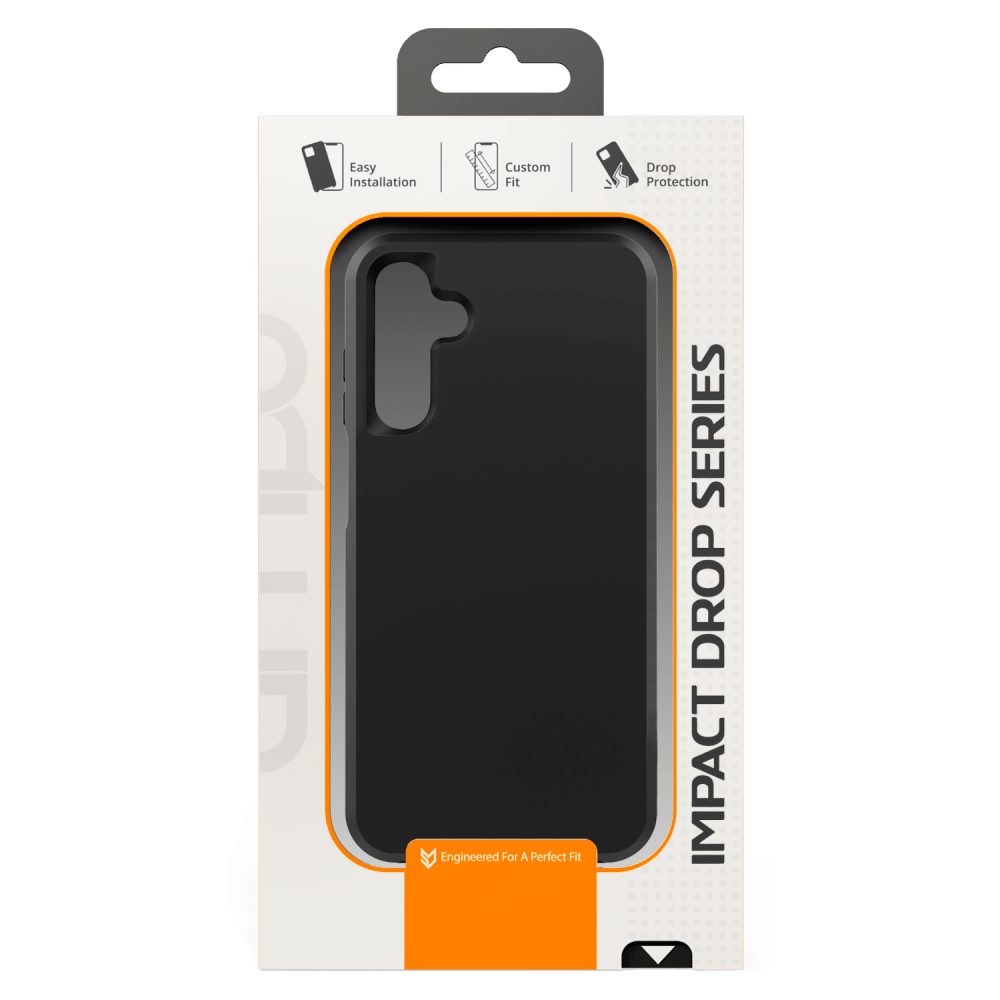 AMPD Dual Layer Classic Slim Case for Samsung Galaxy A35 5G Black
