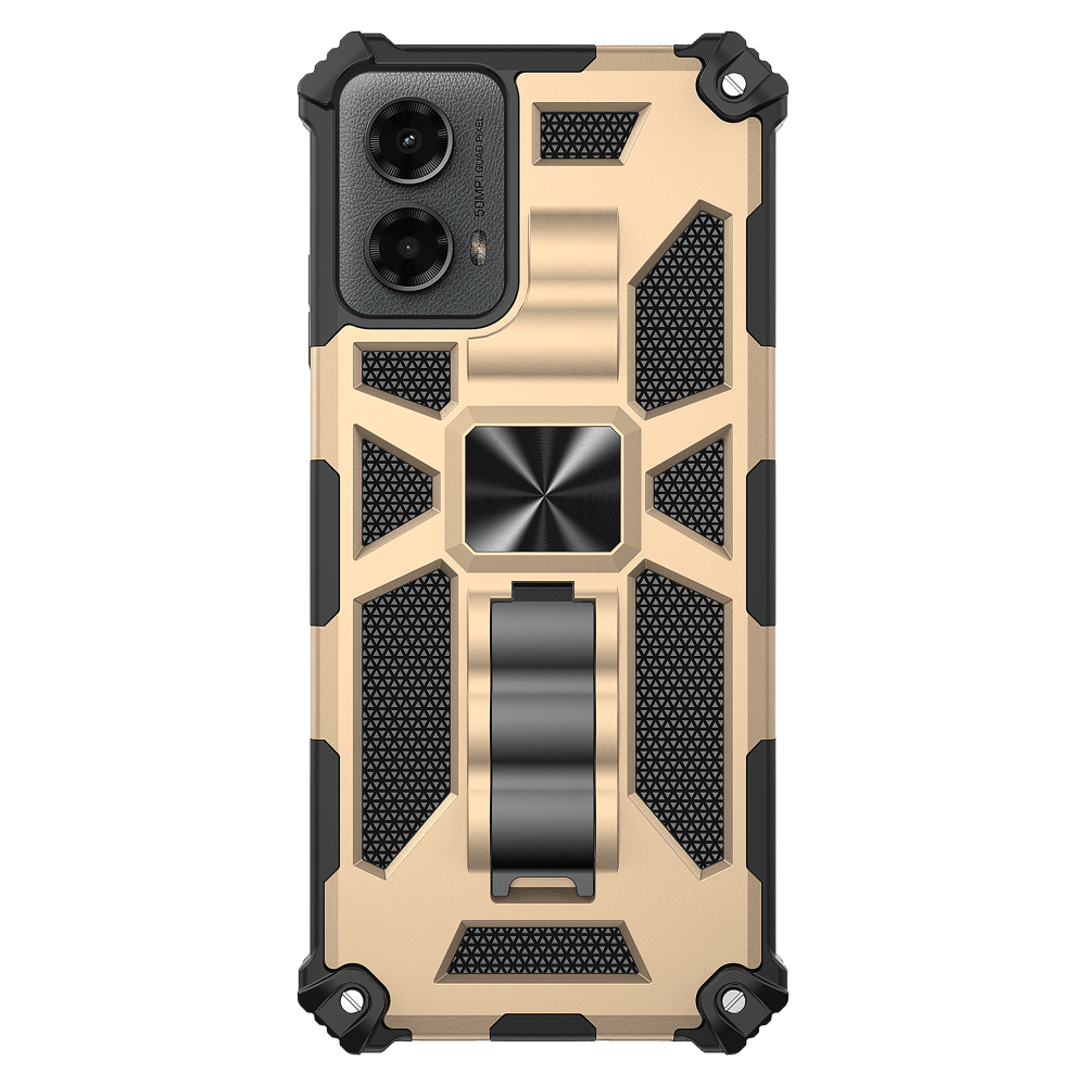 AMPD Dual Layer Kickstand Spiderweb Case for Motorola Moto G 5G (2024)