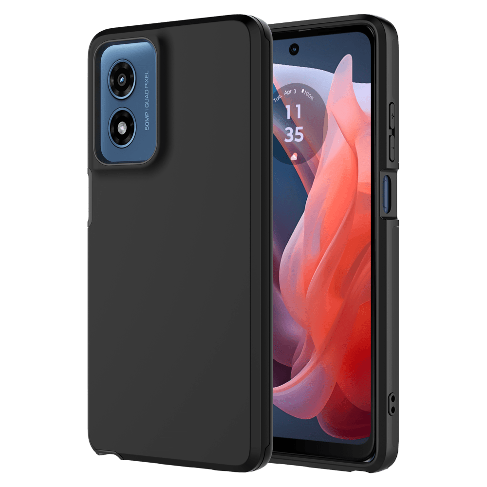 AMPD Dual Layer Soft Touch Classic Slim Case for Motorola Moto G Stylus 5G (2024)