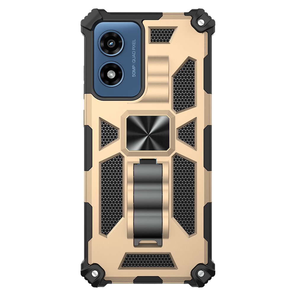 AMPD Dual Layer Kickstand Spiderweb Case for Motorola Moto G Stylus 5G (2024)