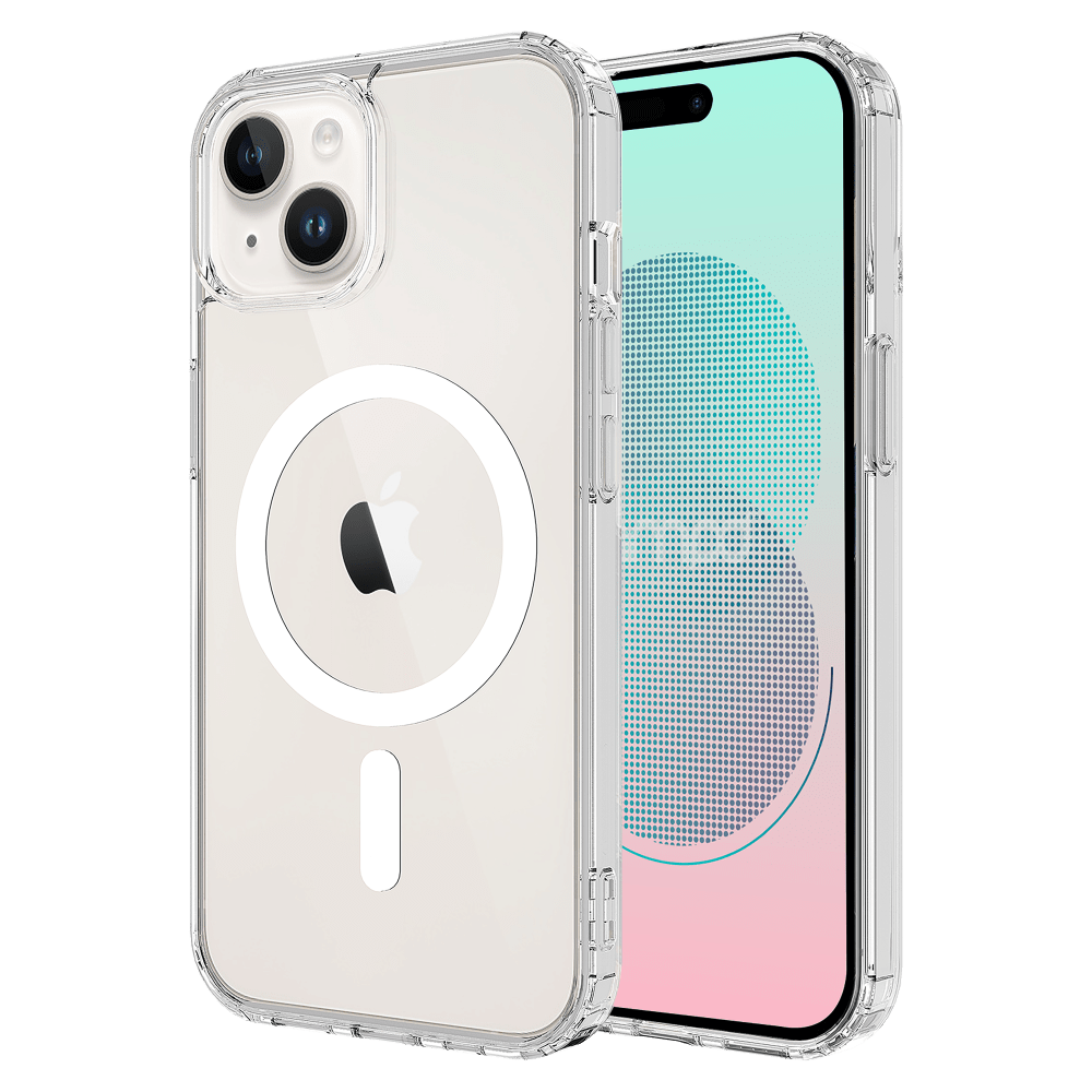AMPD TPU / Acrylic Crystal Clear MagSafe Case for Apple iPhone 14