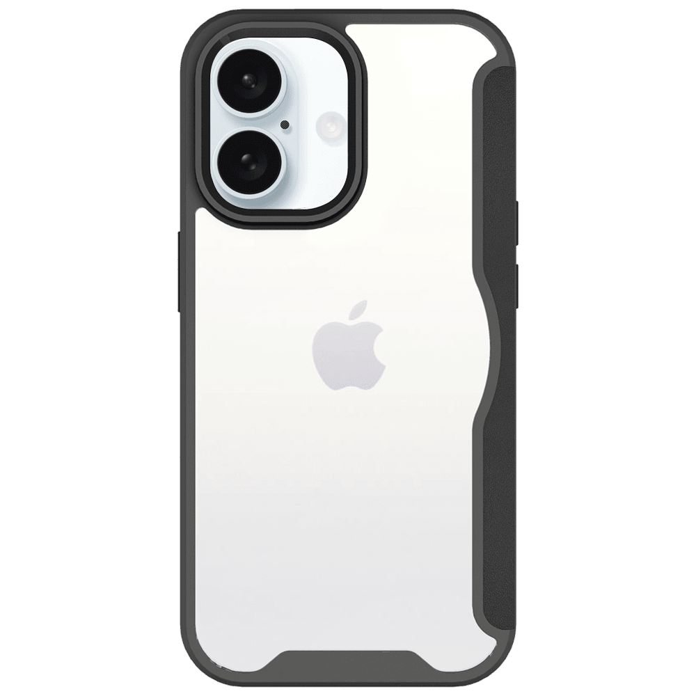 AMPD TPU / Acrylic Wallet Flip MagSafe Case for Apple iPhone 16