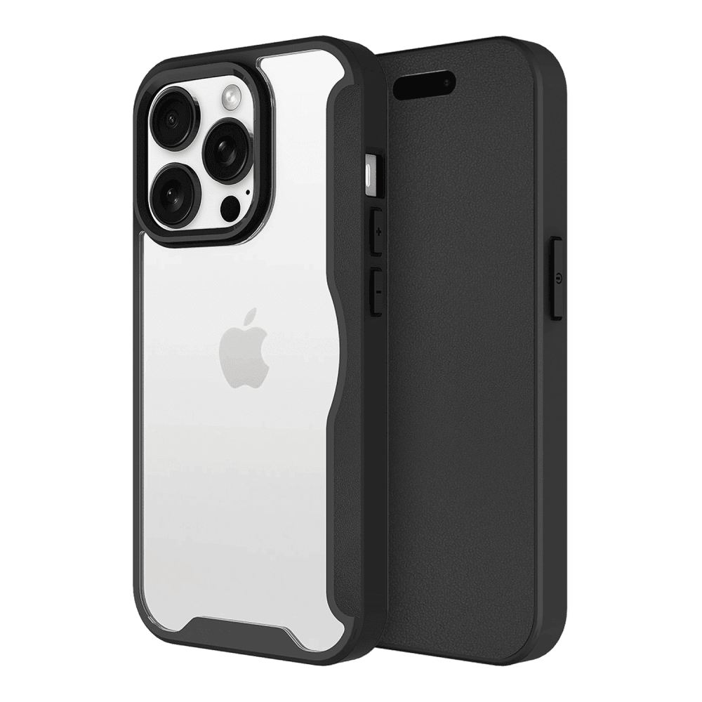 AMPD TPU / Acrylic Wallet Flip MagSafe Case for Apple iPhone 16 Pro