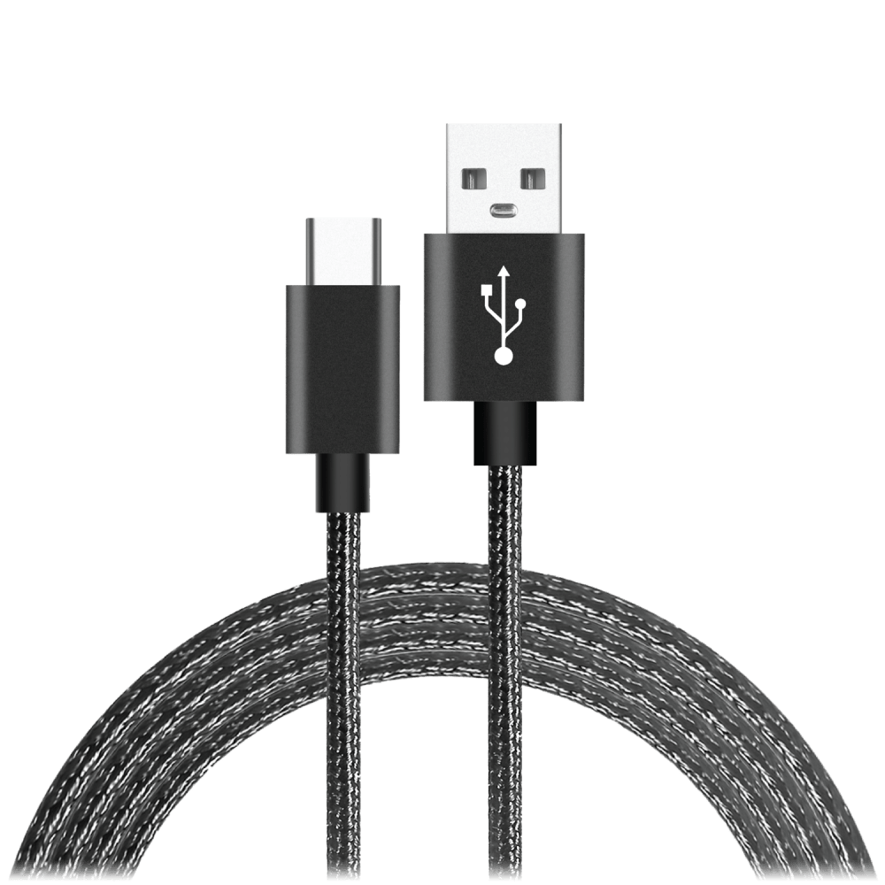 AMPD Volt Plus USB A to Type C Braided Cable 6ft