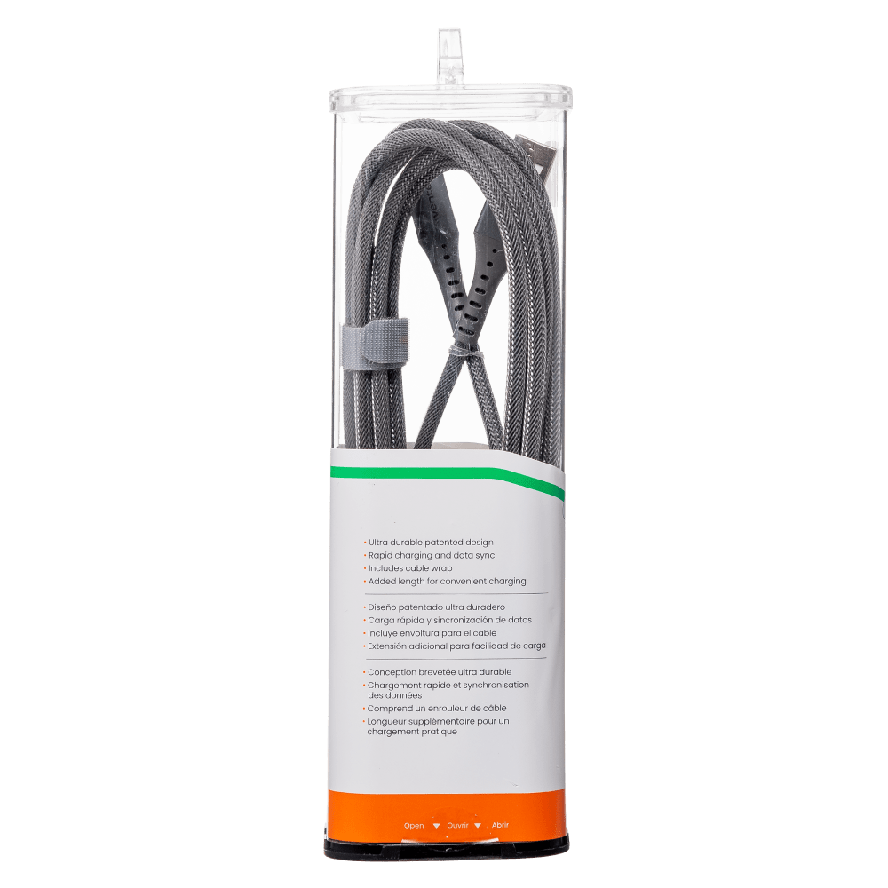 Ventev Chargesync Alloy USB A to USB C Cable 10ft