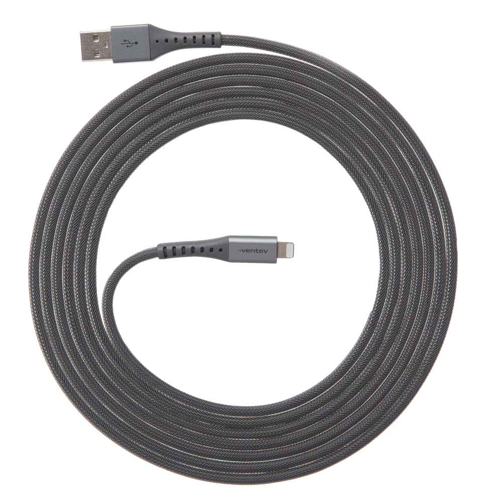 Ventev Alloy USB A to Apple Lightning High Speed Ultradurable Cable 10ft