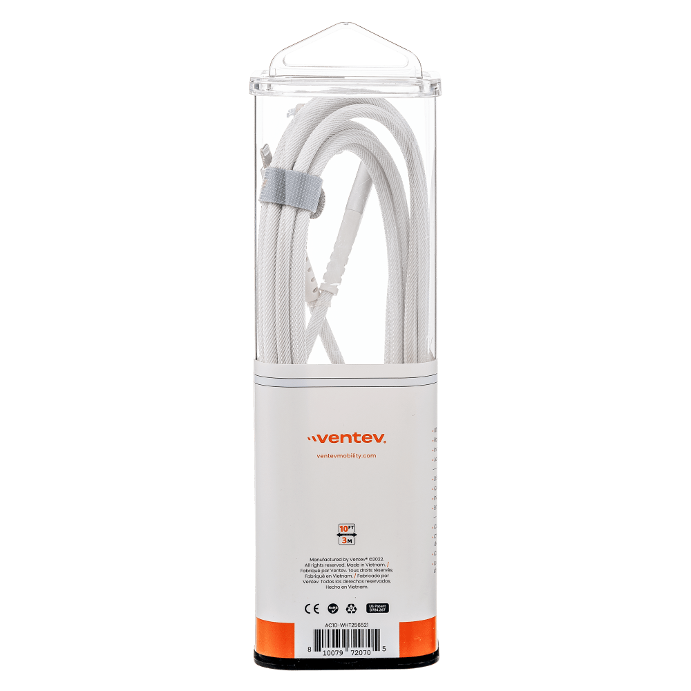 Ventev chargesync alloy USB C to Apple Lightning Cable 10ft