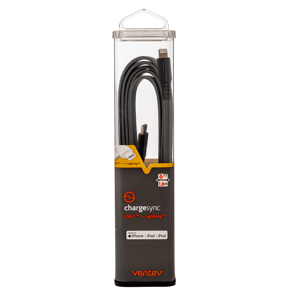 Ventev chargesync USB C to Apple Lightning Cable 6ft