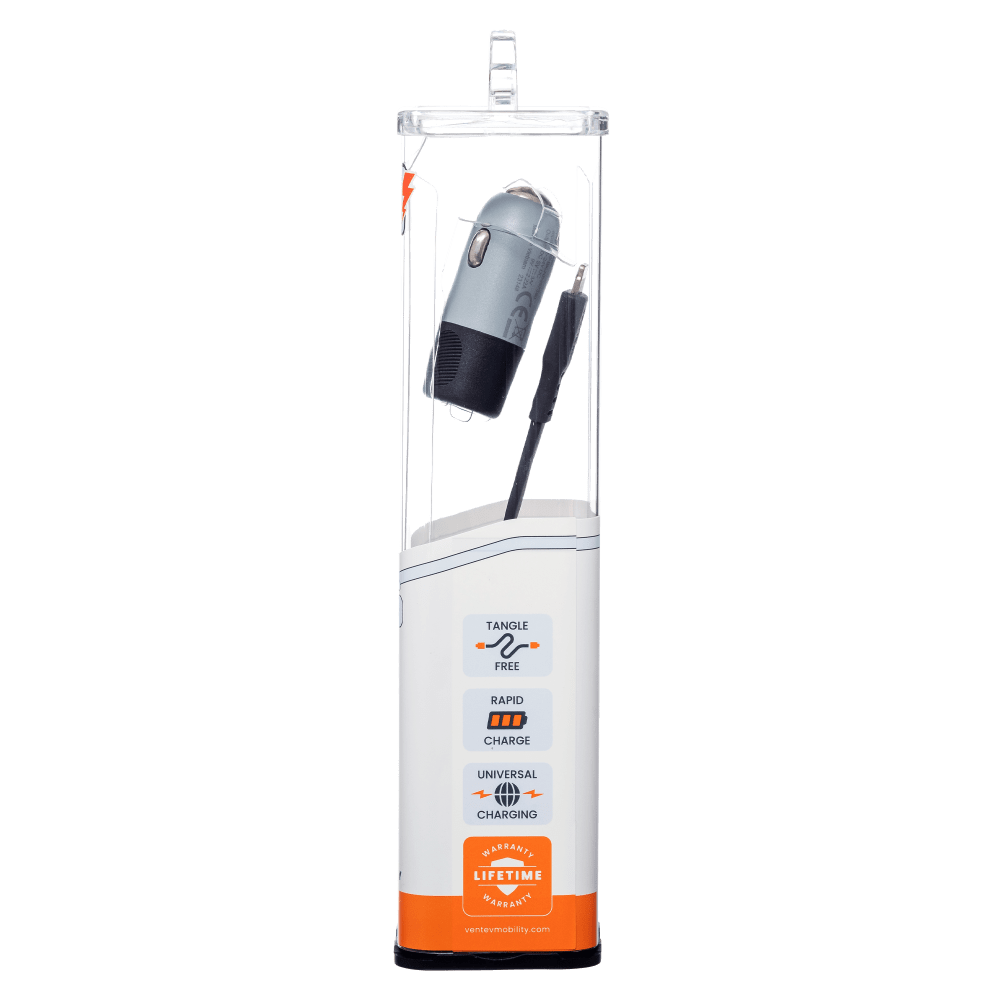 Ventev 20W USB C PD Car Charger and C to Apple Lightning Cable