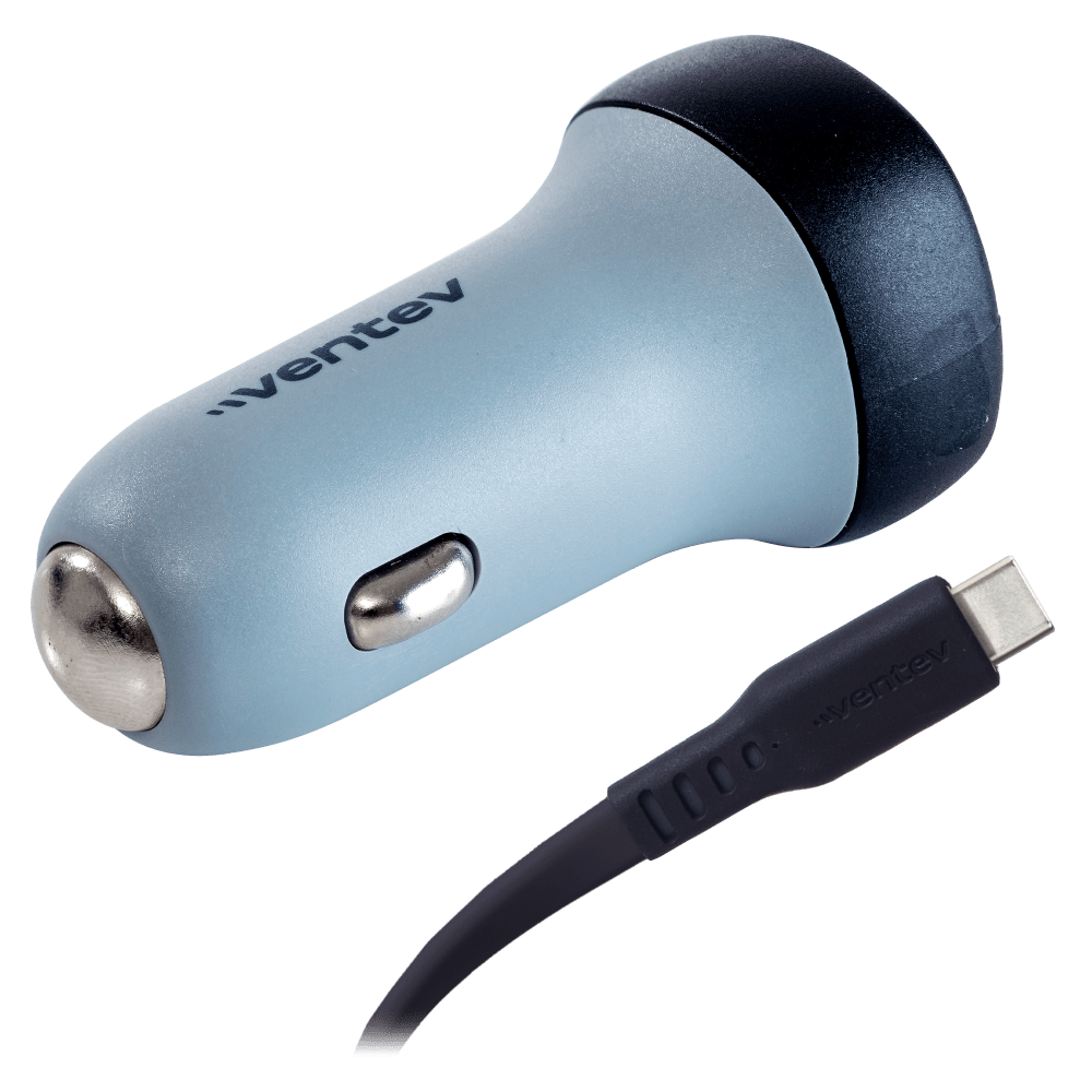 Ventev 30W ULTRAFAST USB C Universal Car Charger and USB C to USB C Cable