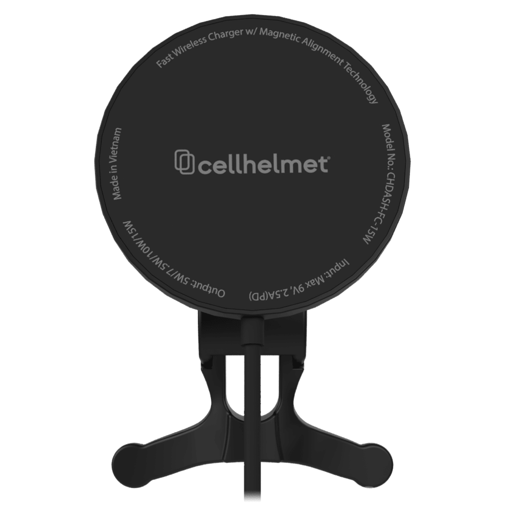 Cellhelmet Car Vent Mount with Fast Wireless Charging Pad 15W