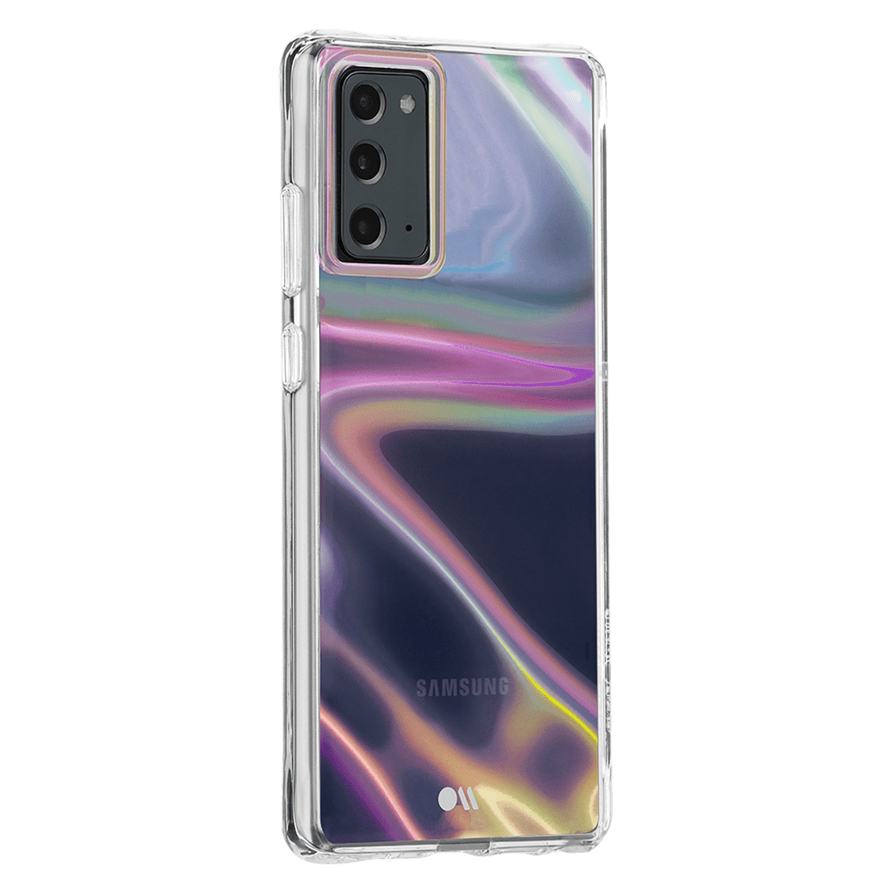 Case-Mate Soap Bubble Case with MicroPel for Samsung Galaxy Note20 5G Iridescent