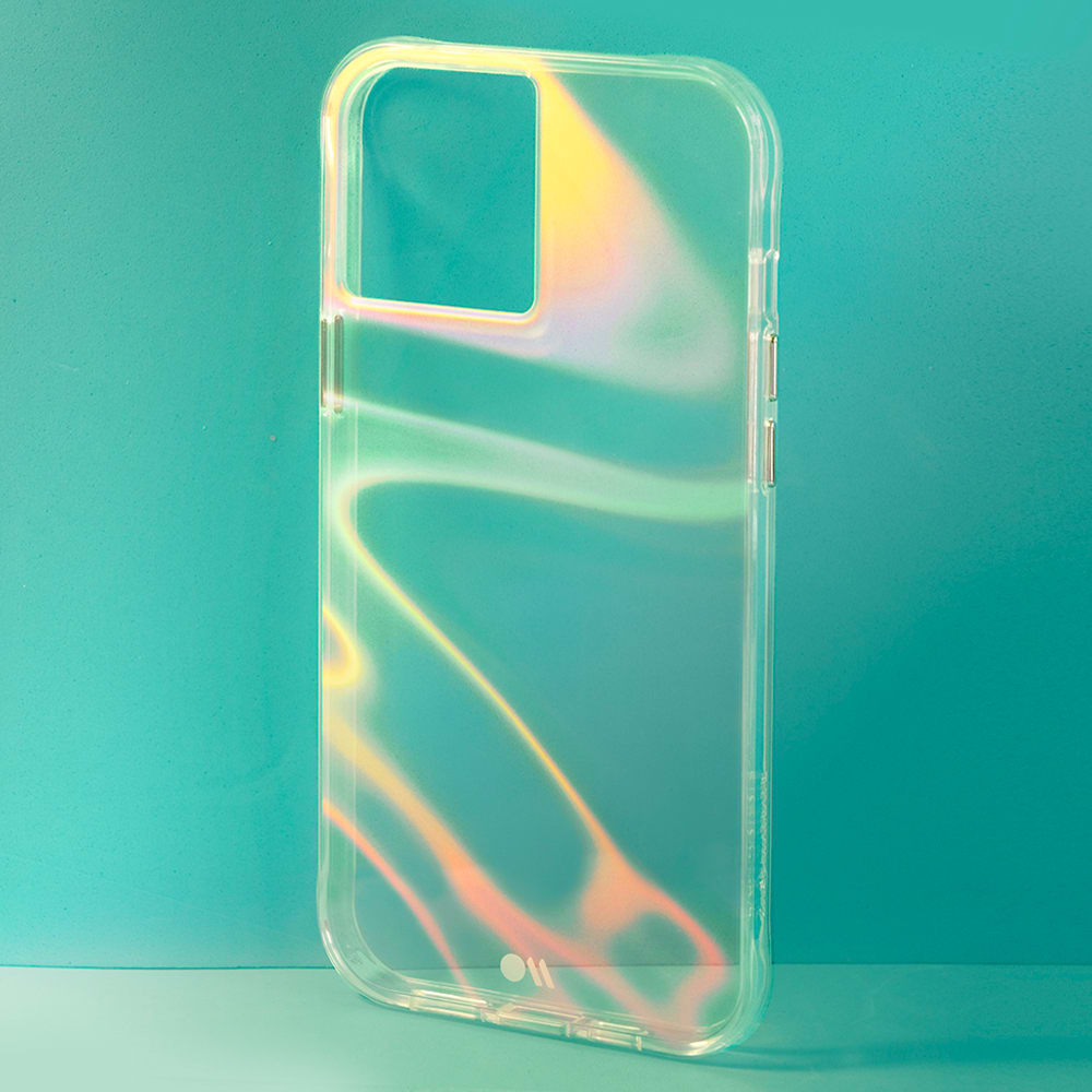 Case-Mate Soap Bubble Case with MicroPel for Apple iPhone 12 Pro Max Iridescent
