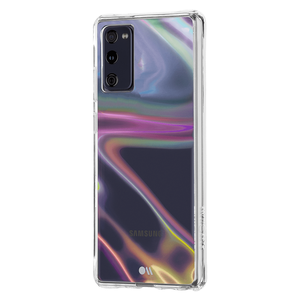 Case-Mate Soap Bubble Case with Micropel for Samsung Galaxy S20 FE 5G Iridescent