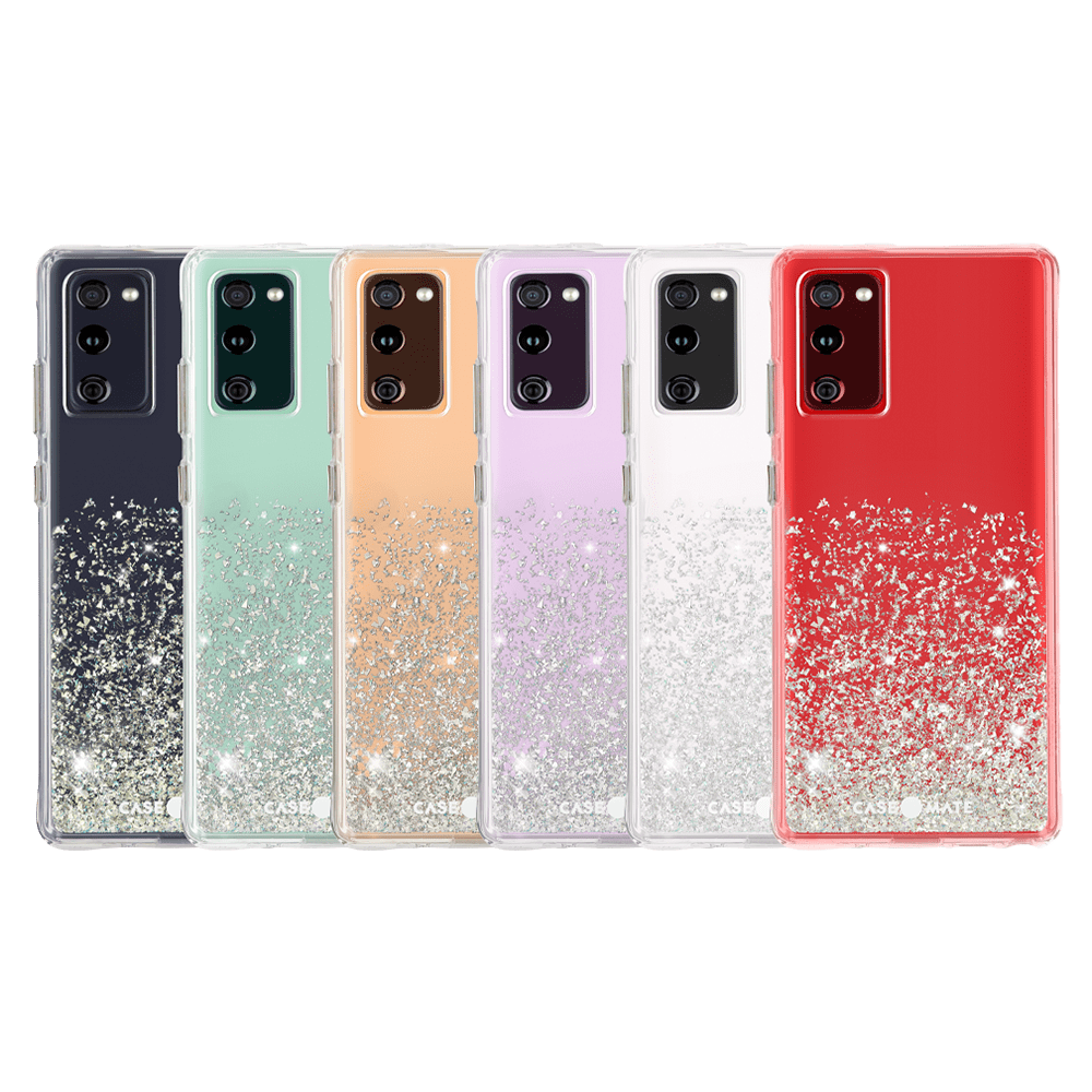 Case-Mate Twinkle Case with Micropel for Samsung Galaxy S20 FE 5G Ombre Stardust