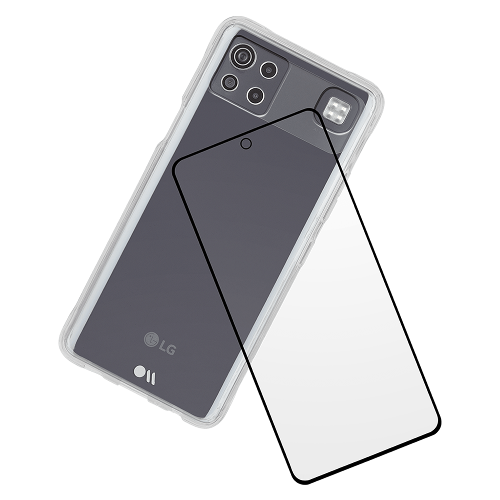 Case-Mate Protection Pack Tough Case and Glass Screen Protector for LG Ace Clear