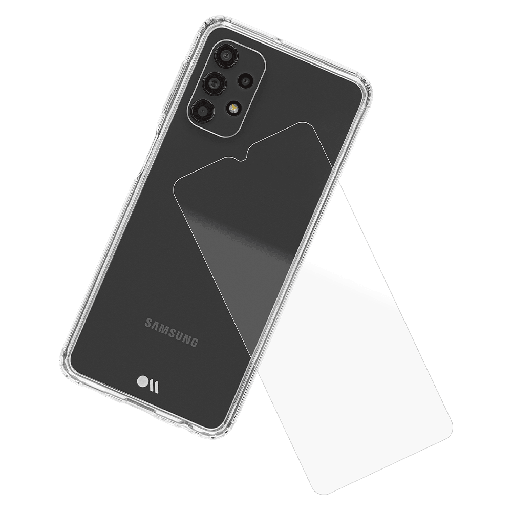 Case-Mate Protection Pack Tough Case and Glass Screen Protector for Samsung Galaxy A32 5G Clear