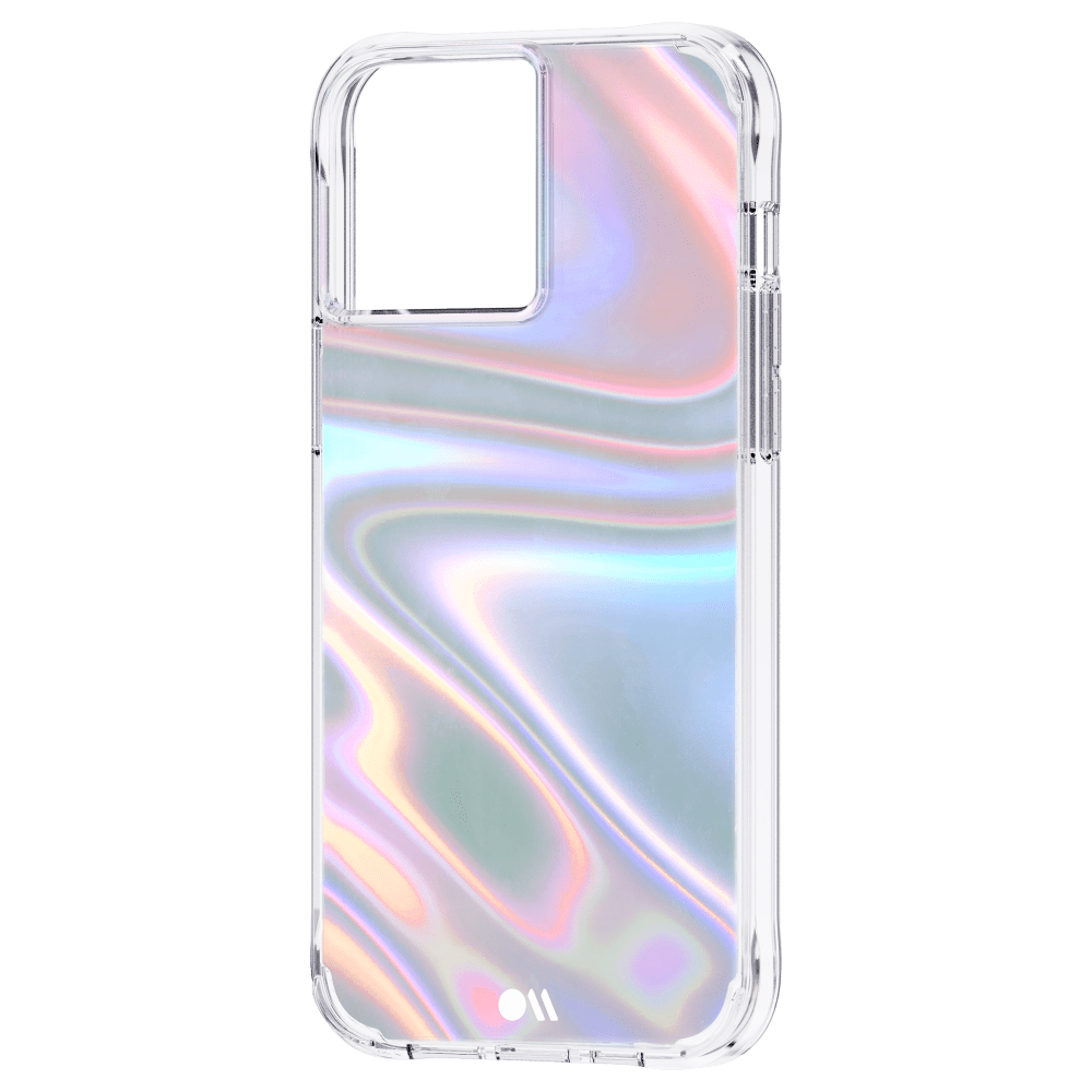Case-Mate Soap Bubble Case with MicroPel for Apple iPhone 13 Pro Max / 12 Pro Max Iridescent
