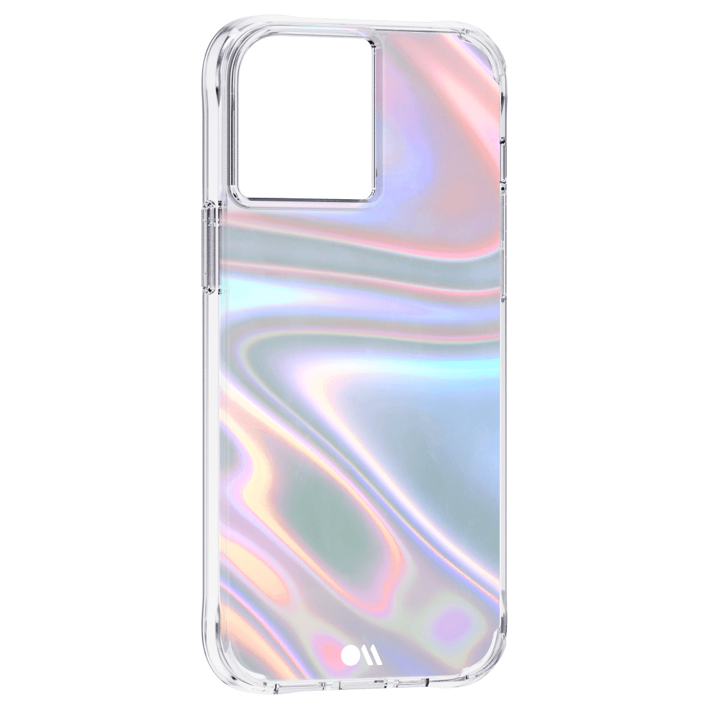 Case-Mate Soap Bubble Case with MicroPel for Apple iPhone 13 Pro Max / 12 Pro Max Iridescent