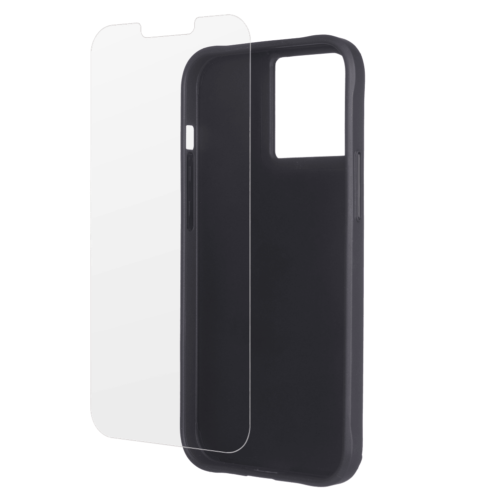 Case-Mate Protection Pack Tough Case and Glass Screen Protector for Apple iPhone 13 Pro Max / 12 Pro Max Black