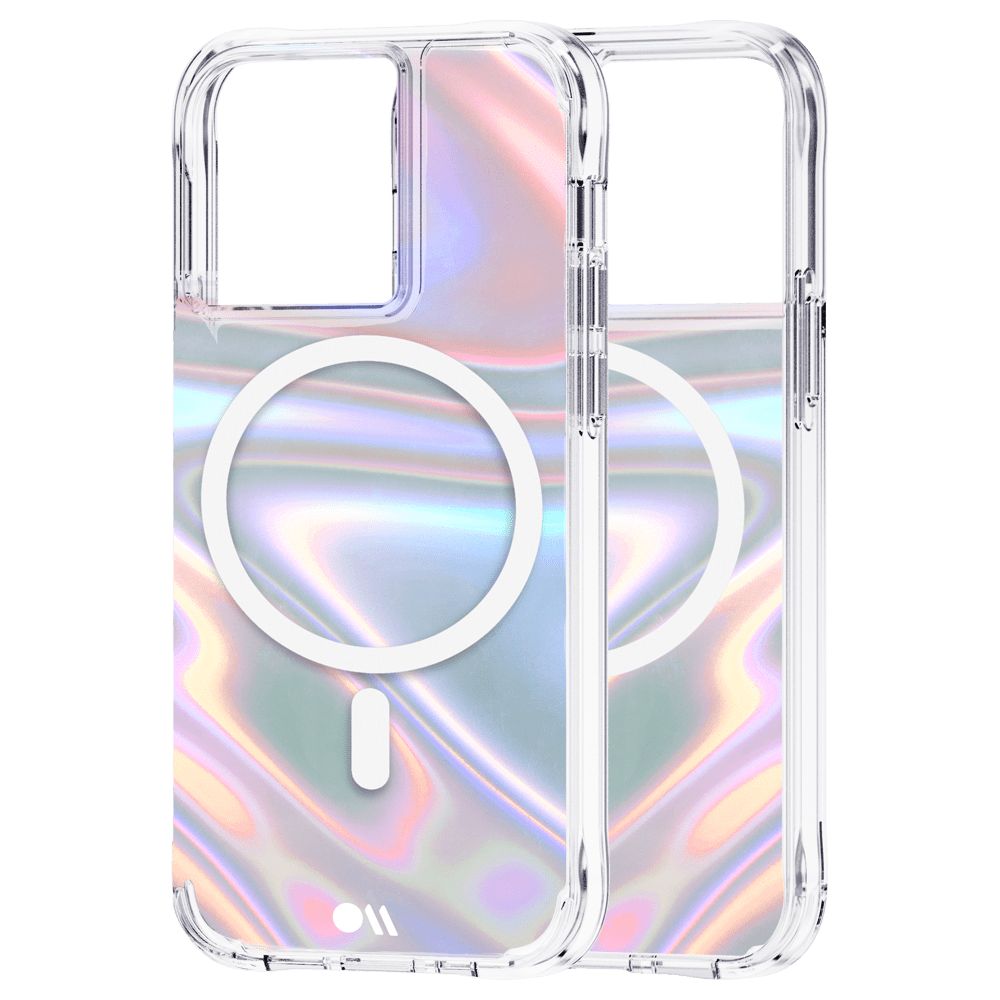 Case-Mate Soap Bubble MagSafe Case for Apple iPhone 13 Pro Iridescent
