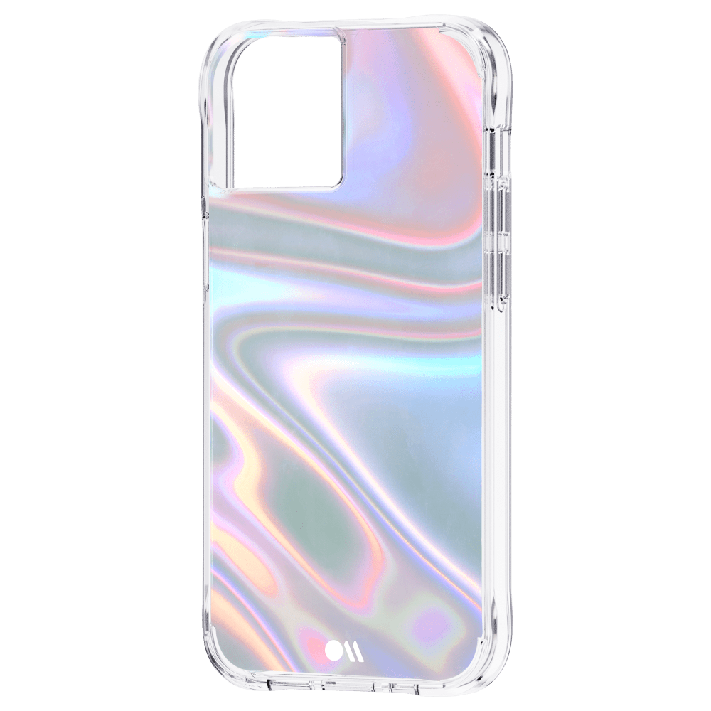 Case-Mate Soap Bubble Case with MicroPel for Apple iPhone 13 Iridescent