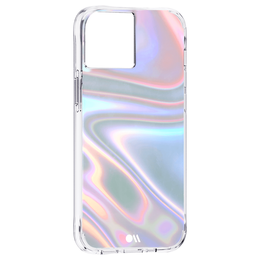 Case-Mate Soap Bubble Case with MicroPel for Apple iPhone 13 Iridescent