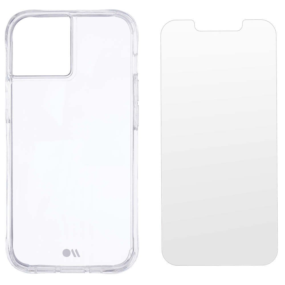 Protection Pack Tough Case and Glass Screen Protector for Apple iPhone 13
