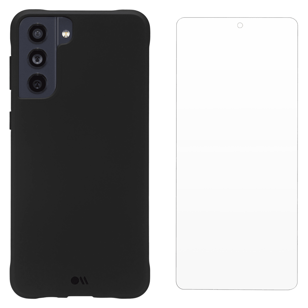 Case-Mate Protection Pack Tough Case and Glass Screen Protector for Samsung Galaxy S21 FE 5G