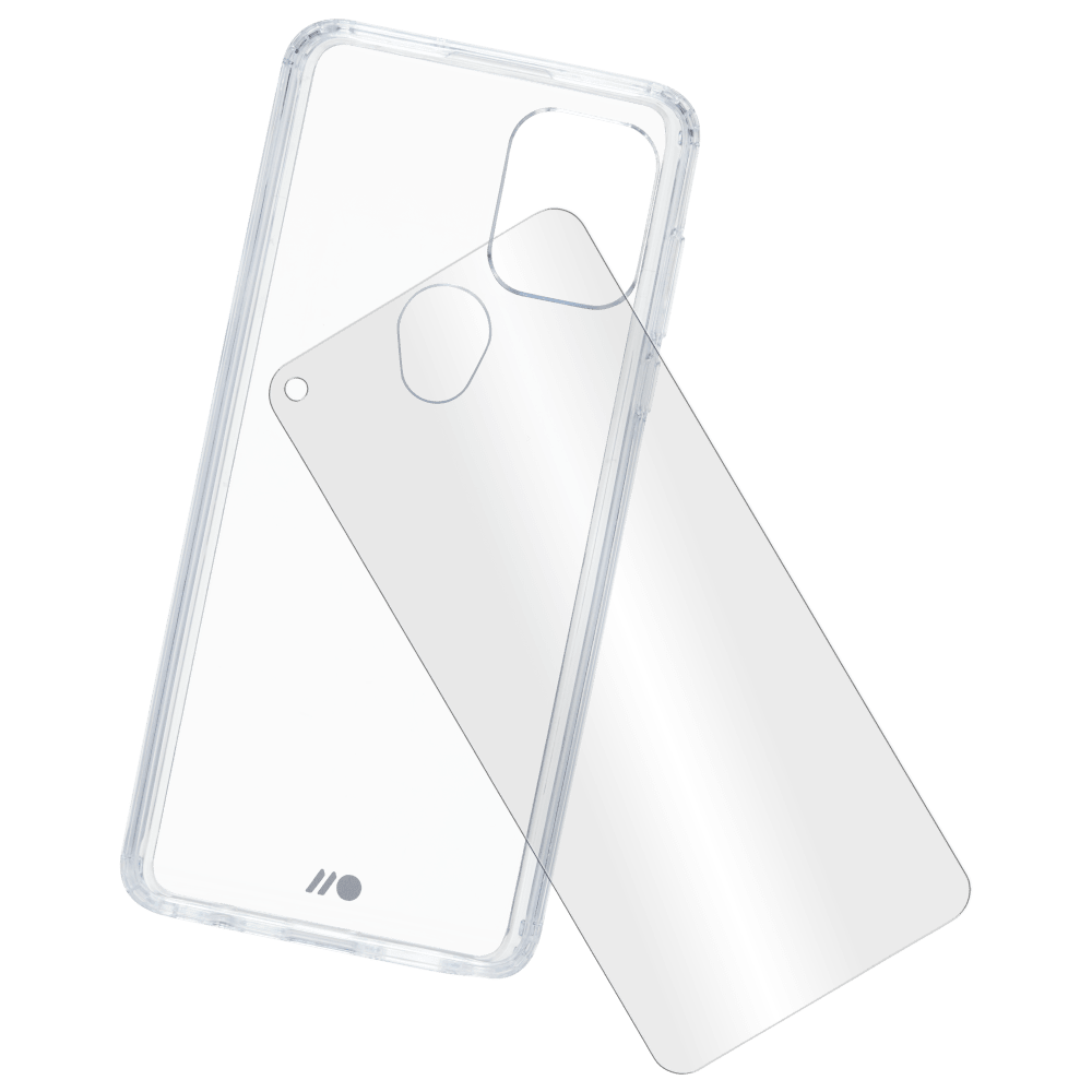 Case-Mate Protection Pack Tough Case and Glass Screen Protector for Motorola Moto G Stylus 5G (2021) Clear