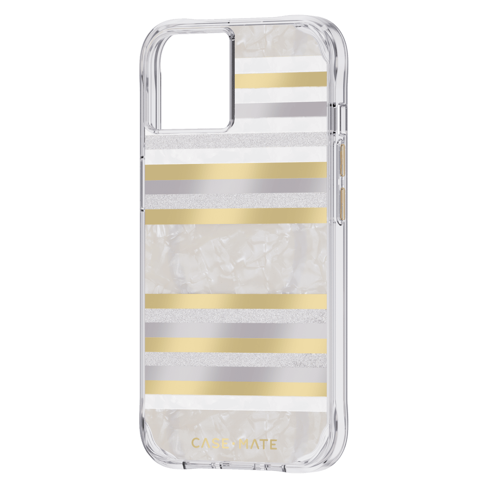 Case-Mate Pearl MagSafe Case for Apple iPhone 14 / 13 Pearl Stripes