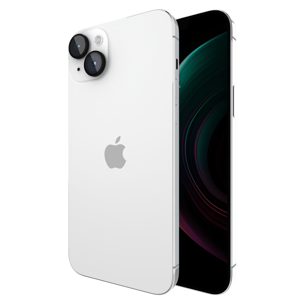 Case-Mate Aluminum Ring HD Camera Lens Glass Protector for Apple iPhone 14 / 14 Plus Black