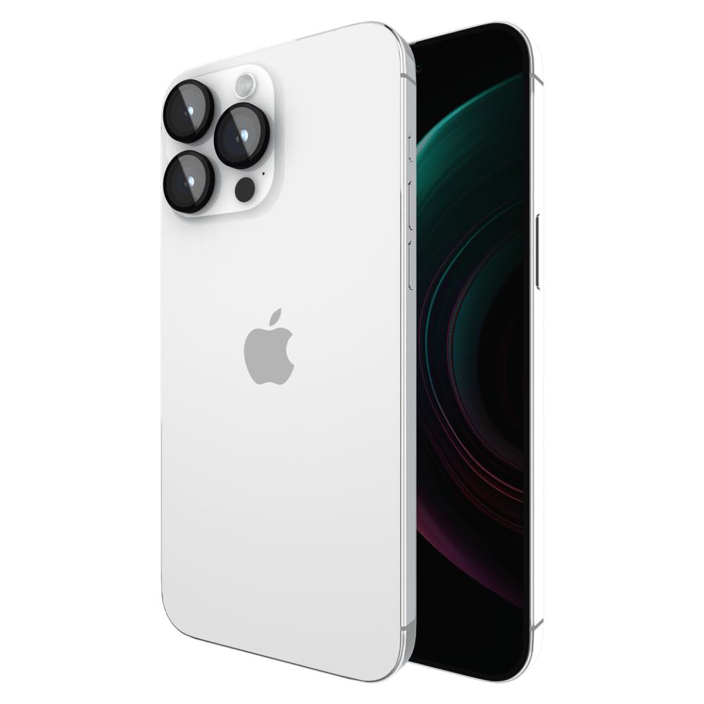Case-Mate Aluminum Ring HD Camera Lens Glass Protector for Apple iPhone 14 Pro Max / 14 Pro Black