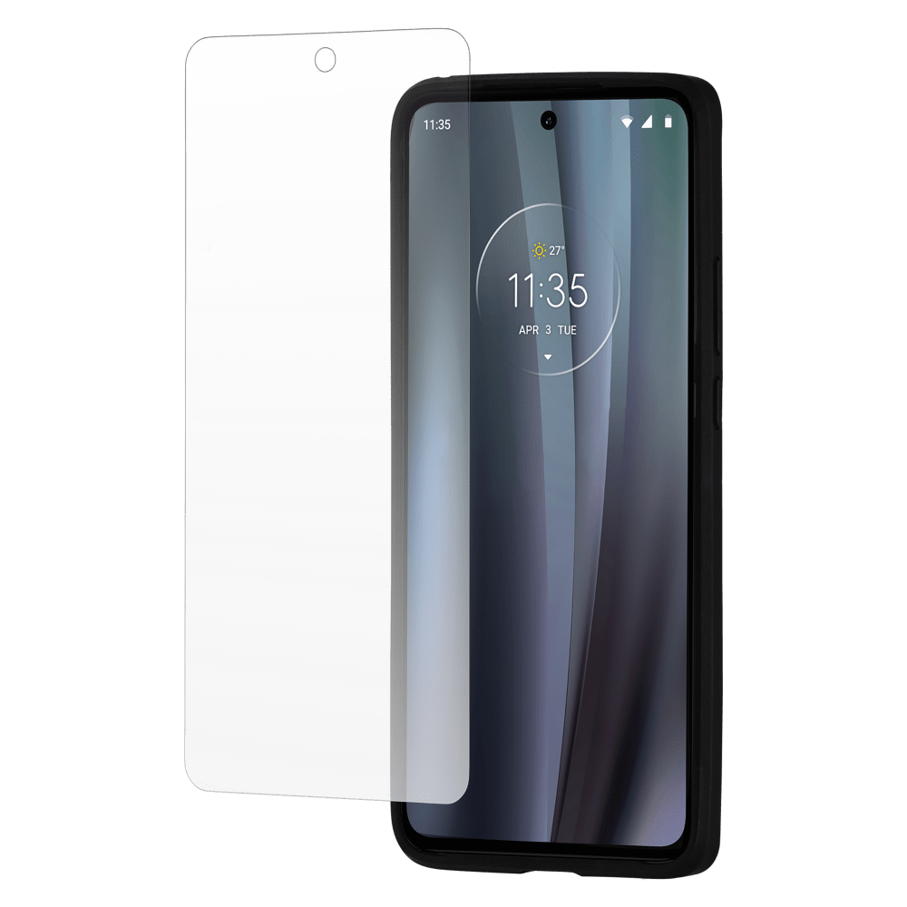 Protection Pack Tough Case and Glass Screen Protector for Motorola Moto Edge (2022)