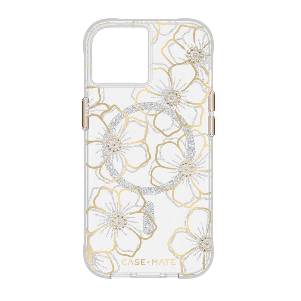 Case-Mate Floral Gems MagSafe Case for Apple iPhone 15 / iPhone 14 / iPhone 13