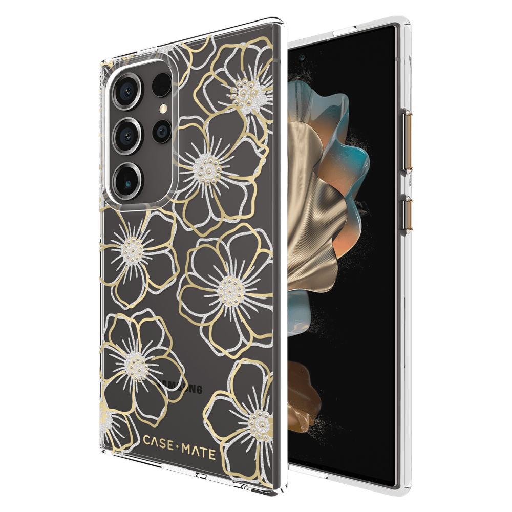 Case-Mate Floral Gems Case for Samsung Galaxy S24 Ultra