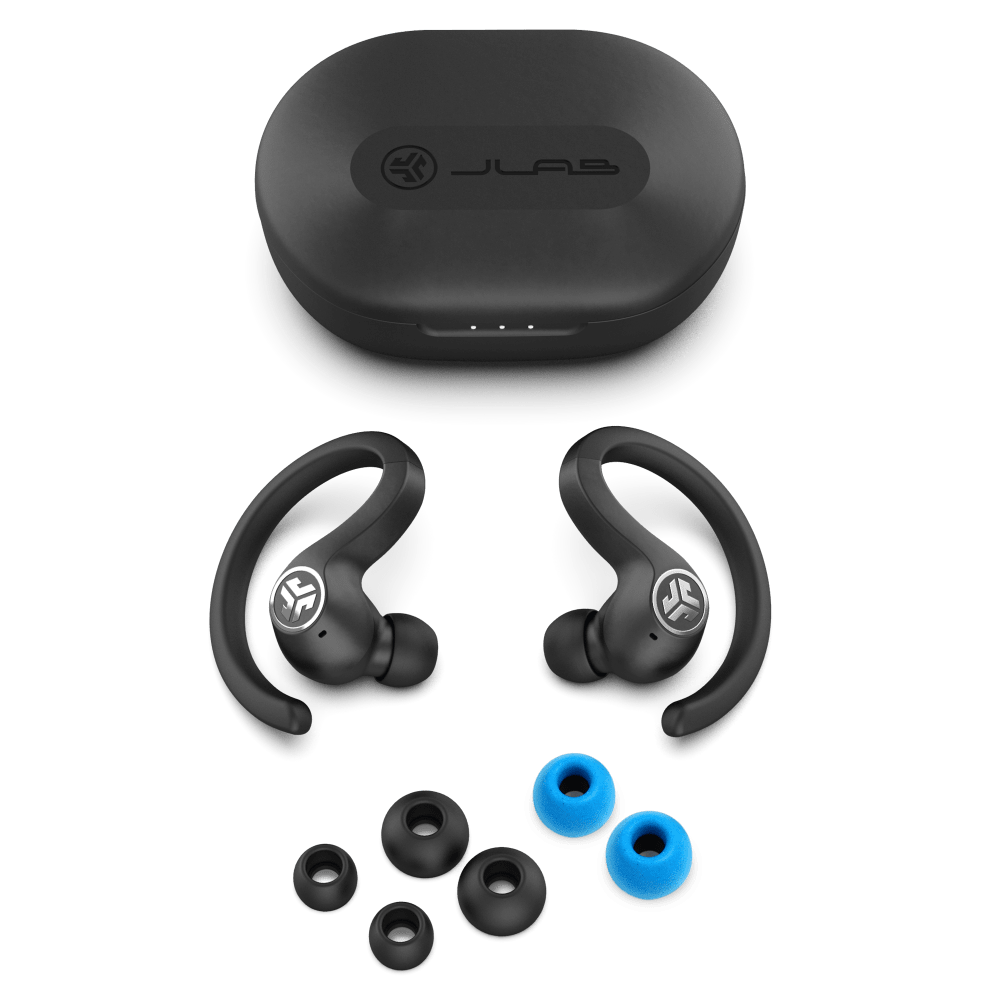 JLab JBuds Air Sport True Wireless In Ear Earbuds Black