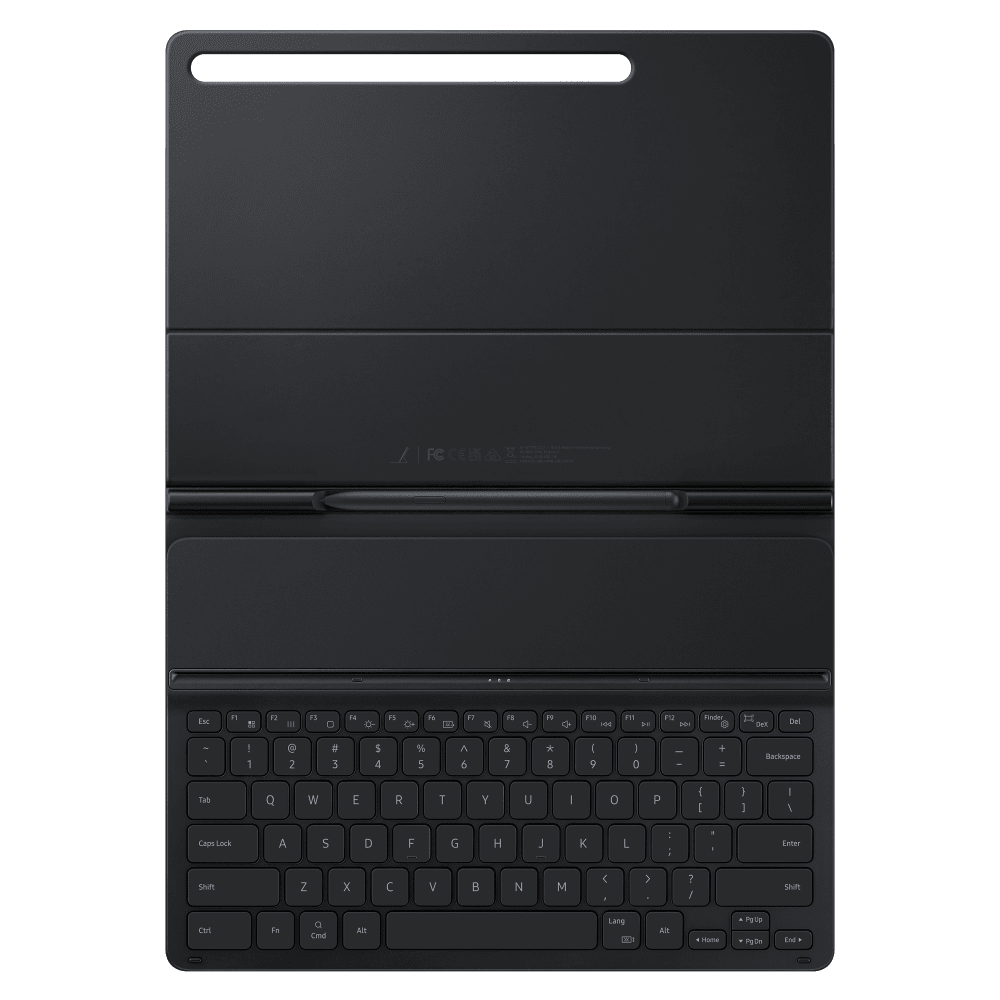 Samsung Bookcover Keyboard Case for Samsung Galaxy Tab S8 Plus / Tab S7 Plus / Tab S7 FE Black
