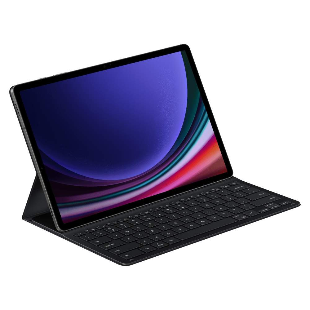 Samsung Book Cover Keyboard Slim Case for Samsung Galaxy Tab S9 Plus / S9 FE Plus Black