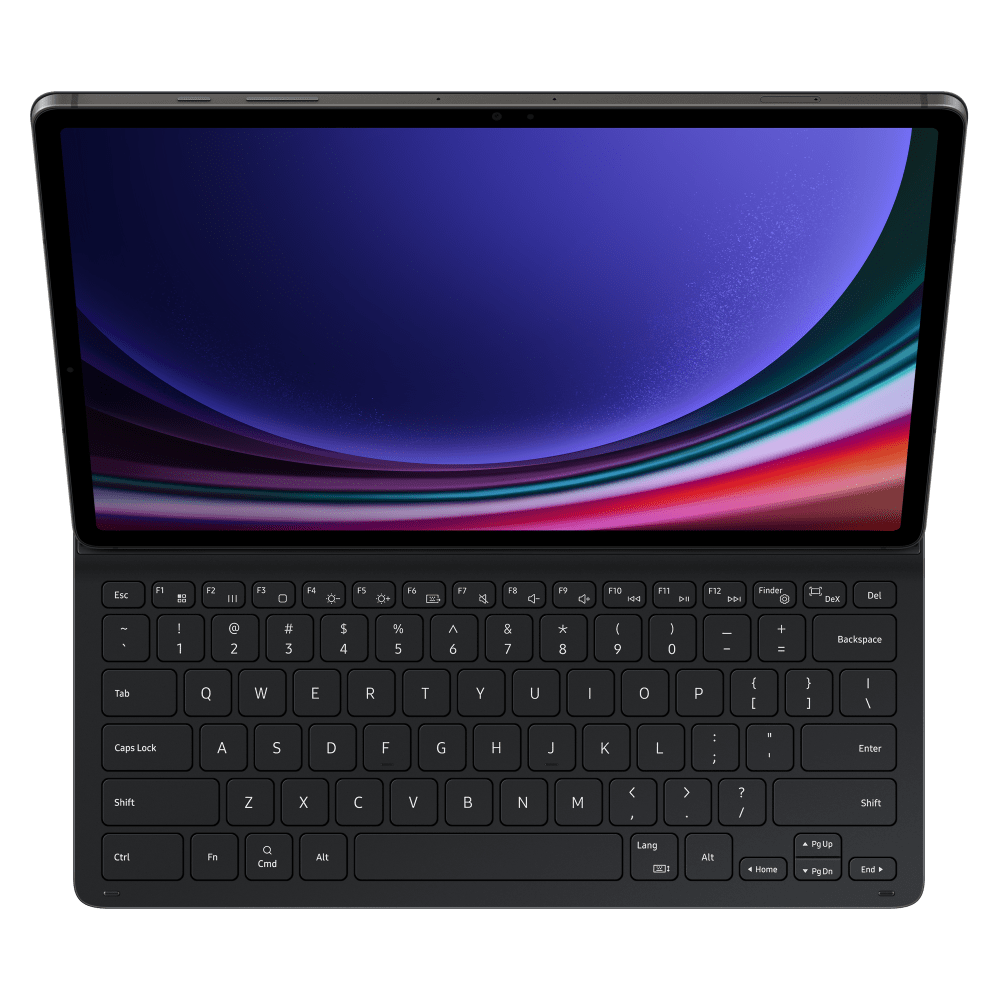 Samsung Book Cover Keyboard Slim Case for Samsung Galaxy Tab S9 Plus / S9 FE Plus Black