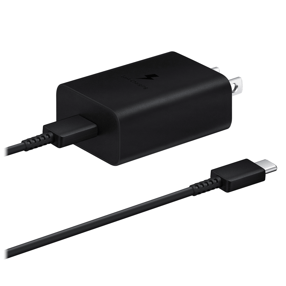 Samsung Power Adapter 15W with USB C Cable Black