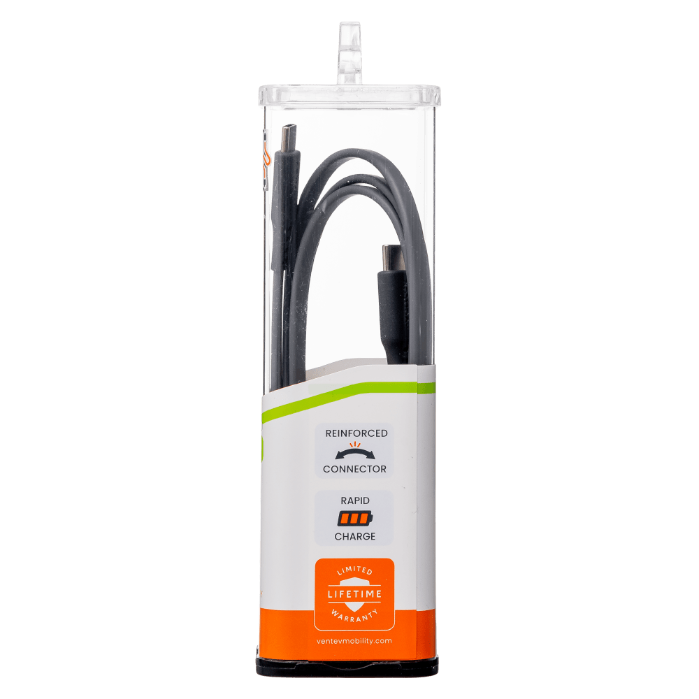 Ventev Chargesync Flat USB C to USB C Cable 3.3ft