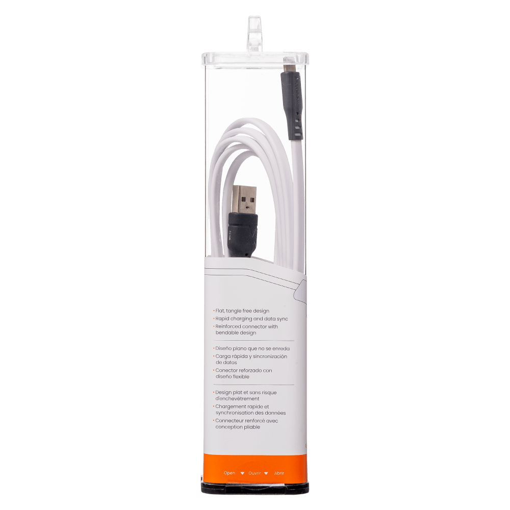 Ventev ChargeSync Flat USB A to Apple Lightning Cable 6ft