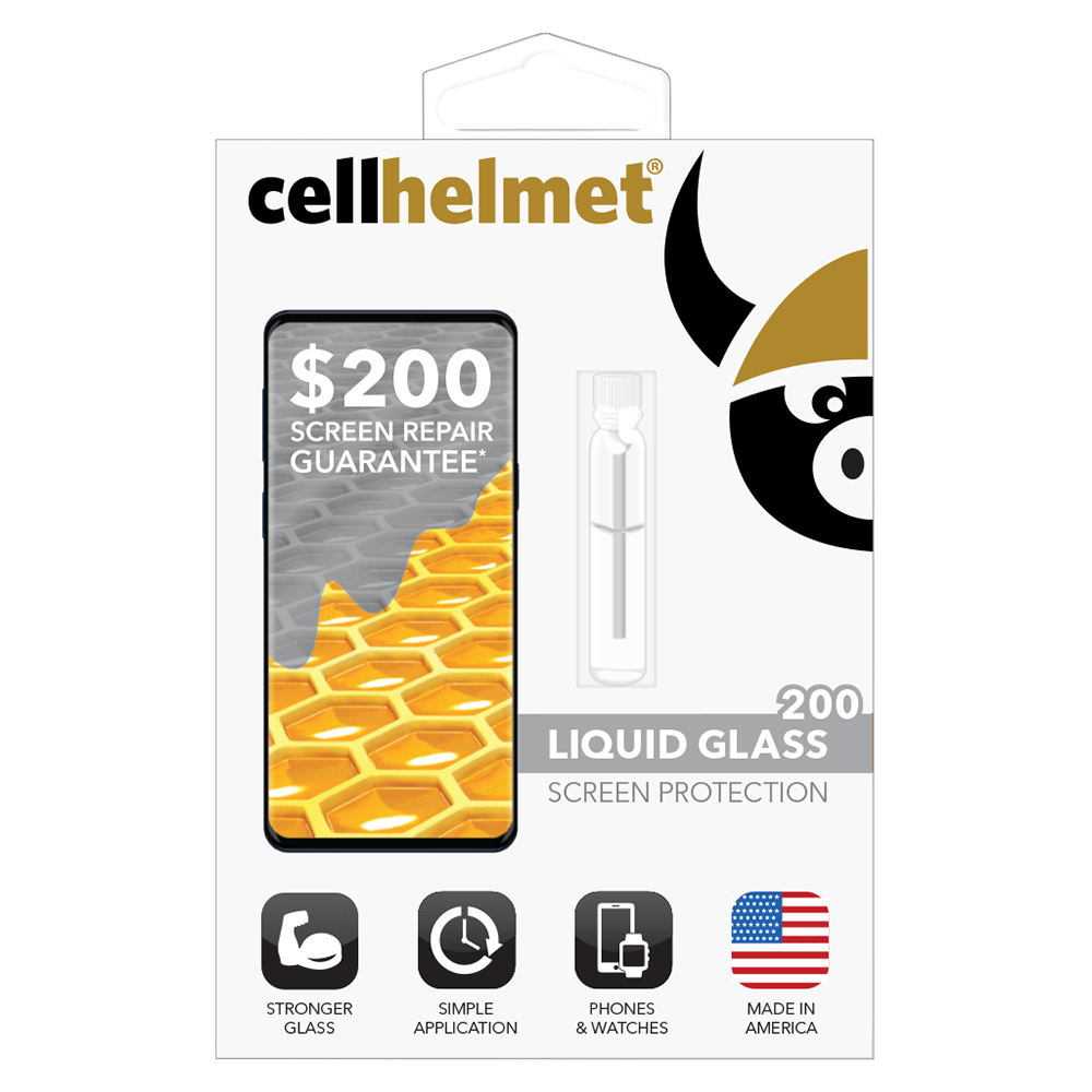 Cellhelmet Liquid Glass $200 Guarantee Screen Protection for Phones