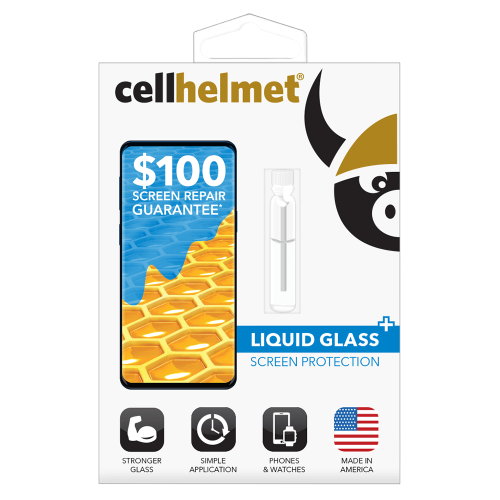 Cellhelmet Liquid Glass Plus $100 Guarantee Screen Protection for Phones