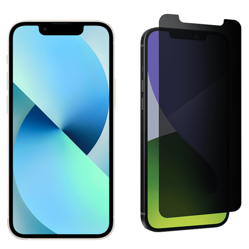 cellhelmet Privacy Tempered Glass Screen Protector for Apple iPhone 13 mini Privacy