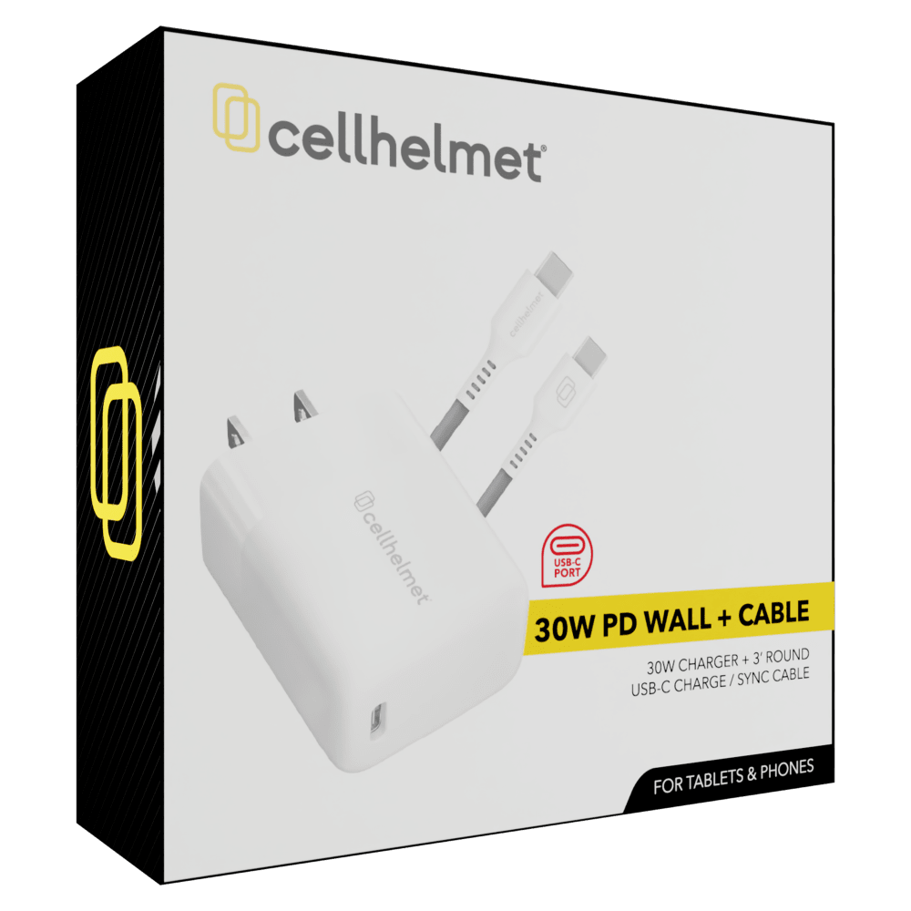 Cellhelmet Wall Charger 30W PD with USB C to USB C Cable