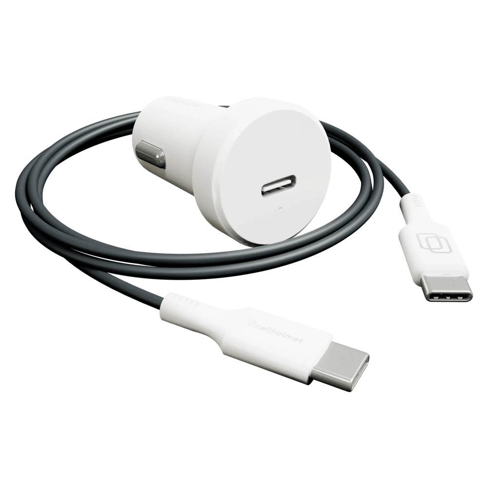 Cellhelmet Car Charger 30W PD with USB C to USB C Cable
