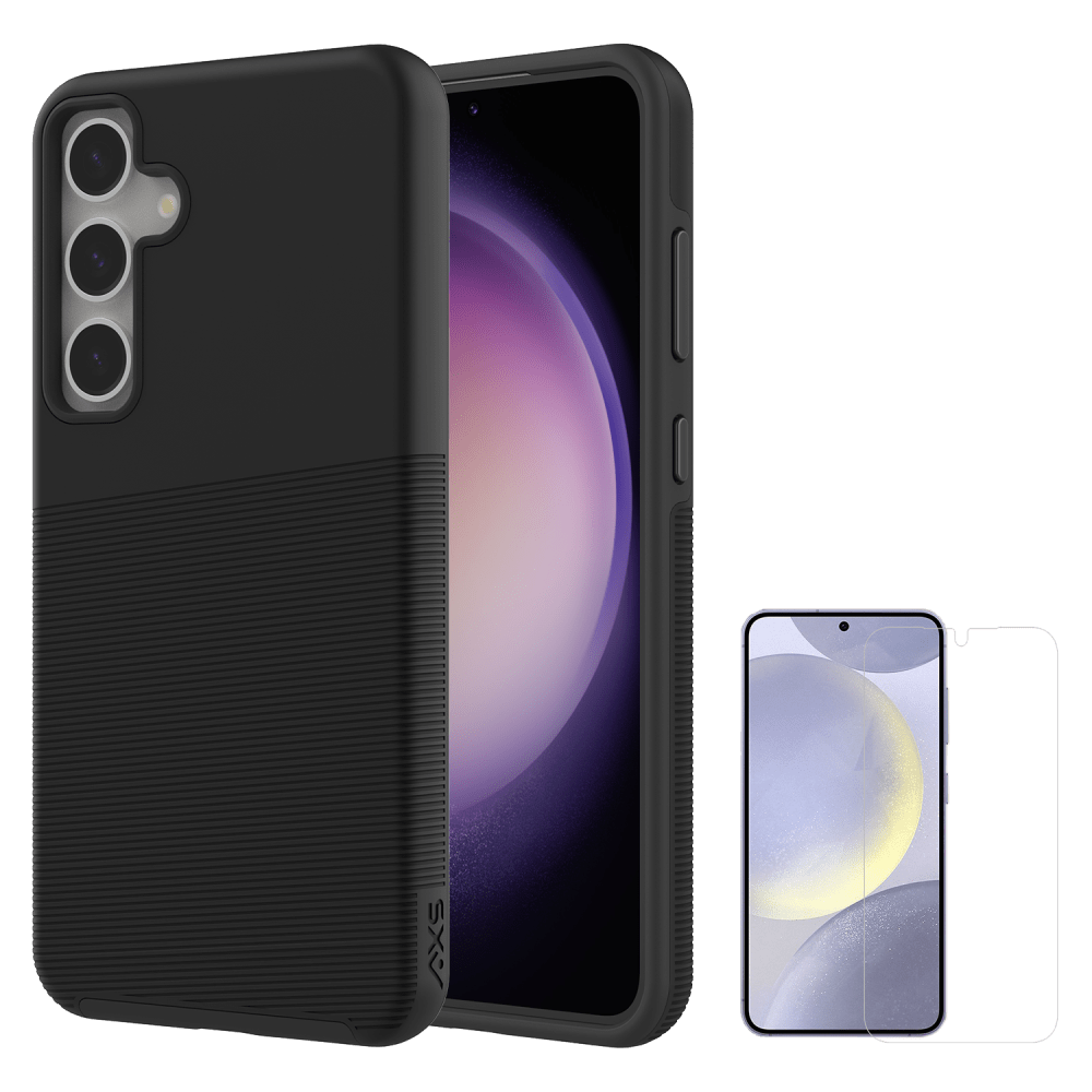 AXS PROTech Plus Case and ARMORGlass Screen Protector for Samsung Galaxy S24 Plus