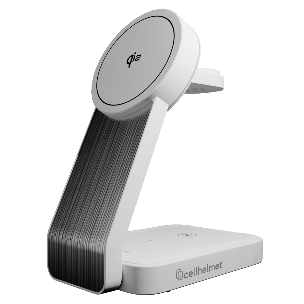 Cellhelmet Qi2 3 in 1 Charging Station with 3in Charging Cable